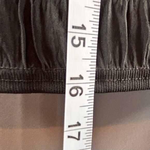 Y2K Style Black Feather Trim Coquette Goth Long Sleeve 90s 2000s Party Clubwear - Picture 5 of 5